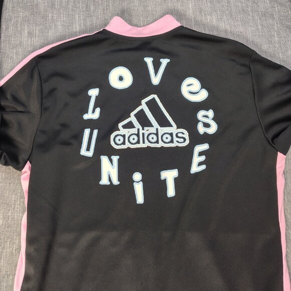 Adidas Track Jacket Tiro Love Unites Full Zip Performance Women's Size Large - Picture 12 of 16